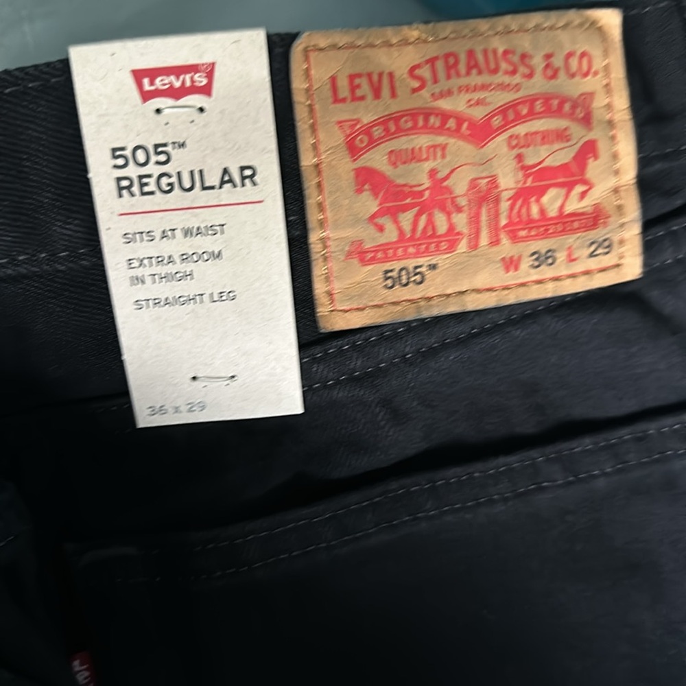 Levi’s men’s 505 Regular - Picture 3 of 4